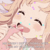 a girl is laying on a bed with a cat on her lap .