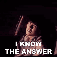 I Know The Answer Presence GIF