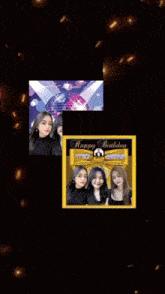 a collage of images with one that says happy birthday on it