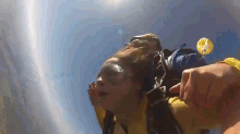 Girl Loses Shoe Skydiving And Catches It! GIF - Skydiving Shoe Loses GIFs