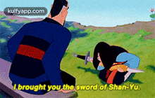 Ibrought You The Sword Of Shan-yu..Gif GIF - Ibrought You The Sword Of Shan-yu. Person Human GIFs