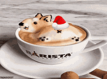Doge Doge Coffee GIF - Doge Doge Coffee Doge Coffee Xmas GIFs