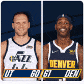 Utah Jazz (60) Vs. Denver Nuggets (61) Half-time Break GIF - Nba Basketball Nba 2021 GIFs