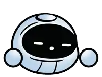 a cartoon drawing of an astronaut 's helmet with a smile on his face