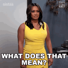 What Does That Mean Fatima GIF - What Does That Mean Fatima Sistas GIFs