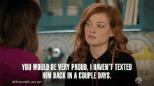You Will Be Very Proud I Havent Texted Him Back In A Couple Days Jane Levy GIF - You Will Be Very Proud I Havent Texted Him Back In A Couple Days Jane Levy Zoey Clarke GIFs