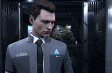 Connor Detroit Become Human GIF - Connor Detroit Become Human Coin Focus GIFs