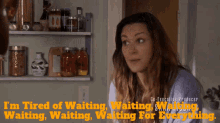 Station19 Carina Deluca GIF - Station19 Carina Deluca Im Tired Of Waiting GIFs
