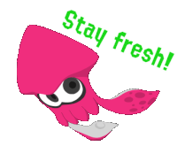 Stay Fresh Splatoon Sticker - Stay Fresh Splatoon Splatoon2 Stickers