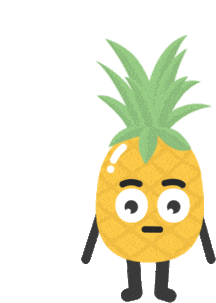 Omg Pineapple Sticker - Omg Pineapple Shocked Stickers
