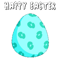 Easter Easter Eggs Sticker