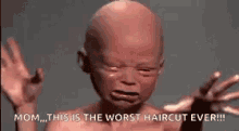 Ugly Baby Crying GIF - Ugly Baby Crying Worst Hair Cut GIFs