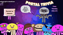 a portal trivia quiz is being held on thursday at 3 pm utc