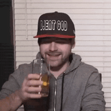 Drinking Beer Jared Dines GIF - Drinking Beer Jared Dines The Dickeydines Show GIFs