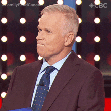 Controlling My Anger Gerry Dee GIF - Controlling My Anger Gerry Dee Family Feud Canada GIFs