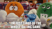 The Smurfs Grouchy Smurf GIF - The Smurfs Grouchy Smurf Im Just Tired Of The Whole Dating Game GIFs