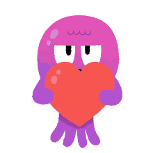 funder the sea octopus purple heart broken no more