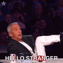 Hello Stranger Bruno Tonioli GIF - Hello Stranger Bruno Tonioli Britain'S Got Talent GIFs