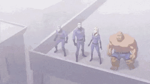 Fantastic Four Animated GIF - Fantastic Four Animated Cartoon - Discover &  Share GIFs