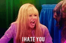 I Hate You Hannah Montana GIF - I Hate You Hannah Montana Dislike GIFs
