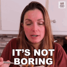Its Not Boring Emily Brewster GIF - Its Not Boring Emily Brewster Food Box Hq GIFs