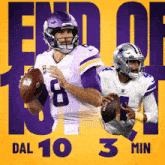 Minnesota Vikings (3) Vs. Dallas Cowboys (10) First-second Quarter Break GIF