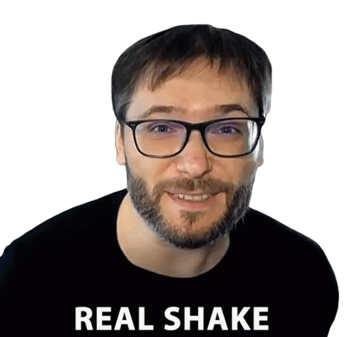 Real Shake Excited Sticker
