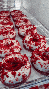 Red Velvet Donuts Doughnuts GIF - Red Velvet Donuts Donuts Doughnuts GIFs