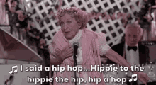 Betty White S Inging GIF - Betty White S Inging Hip Hop GIFs