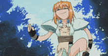 a cartoon of a girl holding a small animal