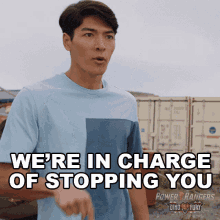 Were In Charge Of Stopping You Ollie GIF - Were In Charge Of Stopping You Ollie Power Rangers Dino Fury GIFs