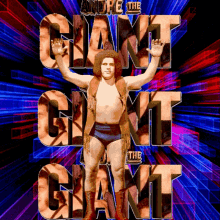 Andre The Giant Wrestling GIF - Andre The Giant Wrestling 80s Wrestling GIFs
