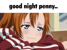 Goodnight Penny Honoka GIF - Goodnight Penny Honoka Anime GIFs
