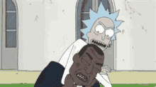 Submit Rick And Morty GIF - Submit Rick And Morty Head Lock GIFs