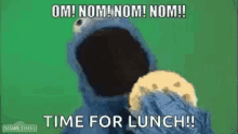 Cookie Monster Om GIF - Cookie Monster Om Nom GIFs