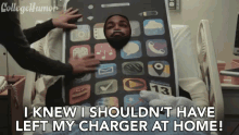 College Humor Raphael Chestang GIF - College Humor Raphael Chestang I Knew I Shouldnt Left My Charger At Home GIFs