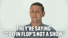 theyre saying coffin flops not a show i think you should leave with tim robinson they say coffin flops not a show falling from a coffin broken coffin
