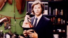 That Face You Make When You Find Weird Shit At Stores, And Then Offer It To Your Friend. GIF - Sam Winchester Not Bad Supernatural GIFs
