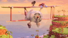 Flying Miles Tails Prower GIF - Flying Miles Tails Prower Knuckles The Echidna GIFs