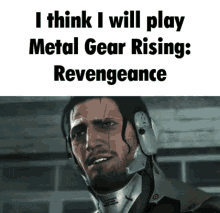 Metal Gear Rising Revengeance Thinking GIF - Metal Gear Rising Revengeance Thinking Samuel Rodrigues GIFs