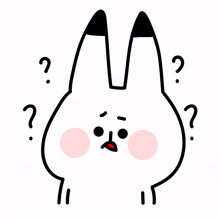 chato rabbit emotion cute character