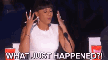 What Just Happened GIF - Agt Americas Got Talent Mel B GIFs