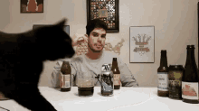 Patrick Cat GIF - Patrick Cat Drinking GIFs