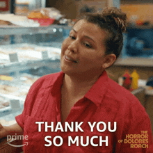 Thank You So Much Dolores Roach GIF - Thank You So Much Dolores Roach Justina Machado GIFs