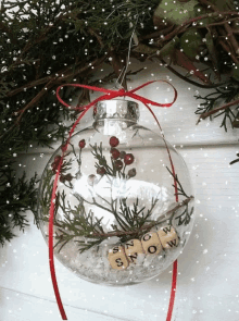 Snow Ornament GIF - Snow Ornament Christmas Snow GIFs
