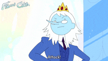 Attack The Winter King GIF - Attack The Winter King Adventure Time Fionna And Cake GIFs