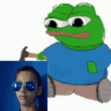 Peepodom Pepe The Frog GIF - Peepodom Pepe The Frog Hammer GIFs