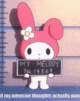 My Melody Jail GIF - My Melody Jail Intrusive Thoughts GIFs