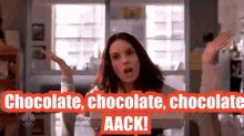 Chocolate Ack GIF - Chocolate Ack Liz Lemon GIFs