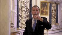 Drinking Wine Looking Around GIF - Drinking Wine Looking Around Checking Out The Venue GIFs